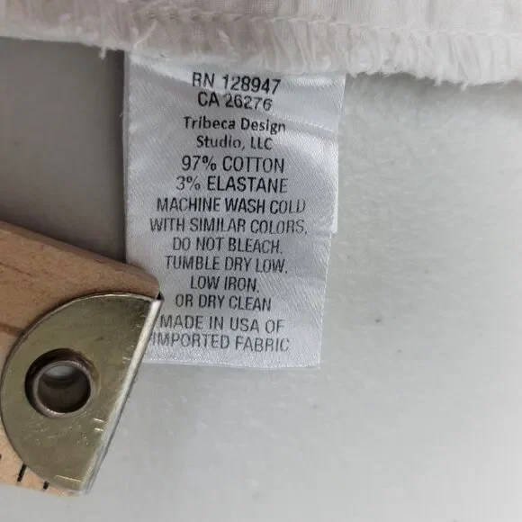 Nili Lotan Paris Pant in Eggshell Drop Crotch Cotton Twill Size 2 Edgy USA Work - Picture 13 of 17